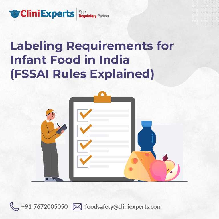 Labeling Requirements for Infant Food in India (FSSAI Rules Explained)