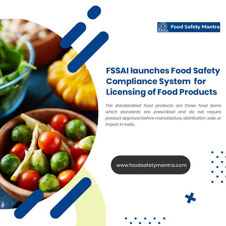 FSSAI Launches Food Safety Compliance System (FoSCoS)- Platform For Food Safety Compliance