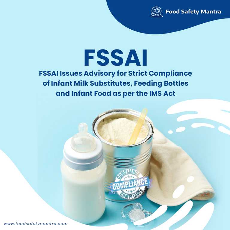 FSSAI Issues Advisory For Strict Compliance Of Infant Milk Substitutes, Feeding Bottles and Infant Food as Per The IMS Act