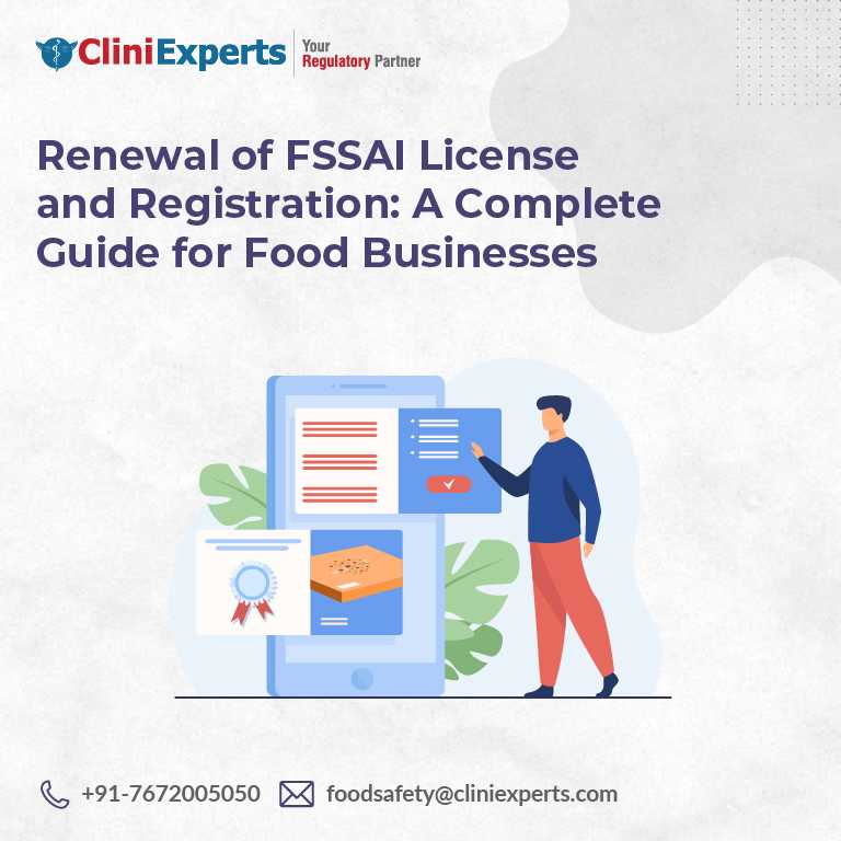 Renewal of FSSAI License and Registration: A Complete Guide for Food Businesses