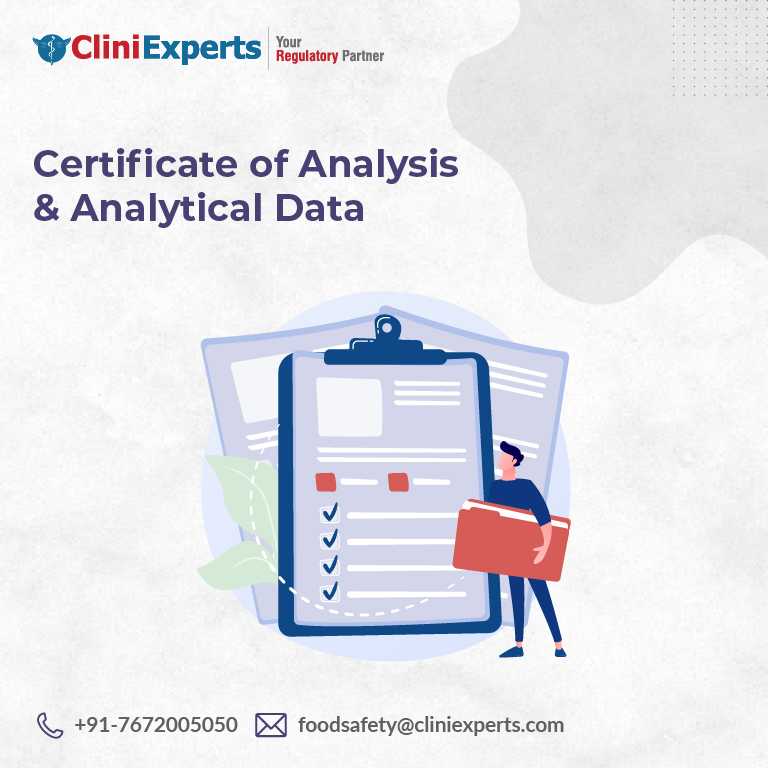 Certificate of Analysis & Analytical Data