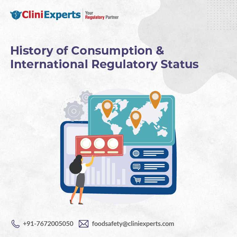 History of Consumption & International Regulatory Status