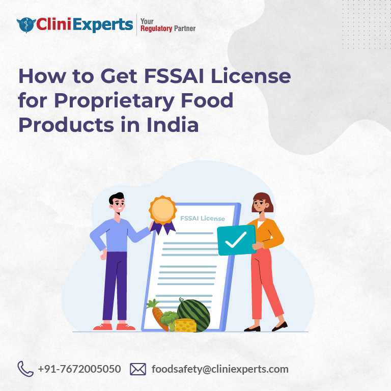 How to Get FSSAI License for Proprietary Food Products in India